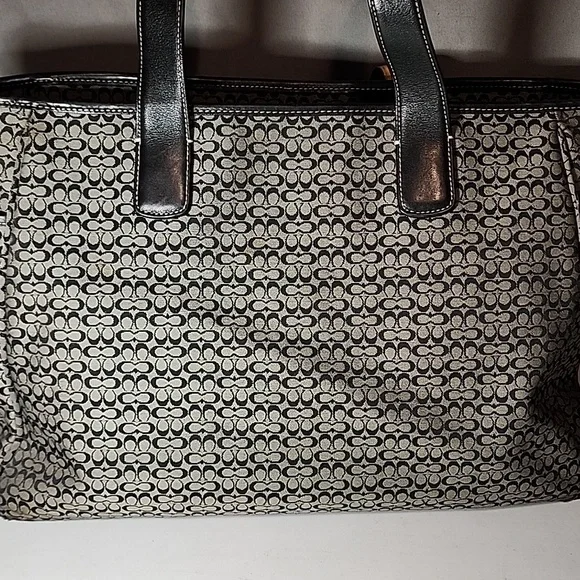 Coach Monogram Black Tote - Picture 3 of 12